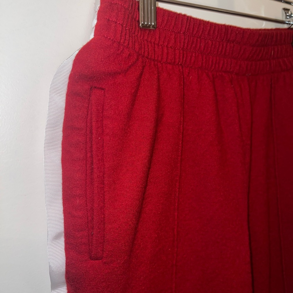 NWOT Rag & Bone Red Wylie Wool Track Pant - Picture 6 of 8
